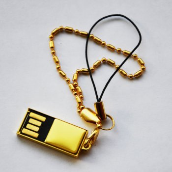 Купить USB флешка Кулон золото